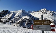 Sulle nevi del PASSO SAN MARCO e di CIMA VALLE ad anello il 23 genn. 2020 - FOTOGALLERY"